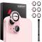 NORTHJO NORTHJO iPhone 15/15 Plus/14/14 Plus Linsskydd 3-PACK Rosa - Teknikhallen.se