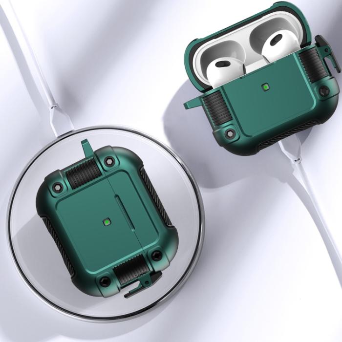 Bild 4,  AirPods 3 Skal Shockproof Tank Hybrid Gul - Teknikhallen.se