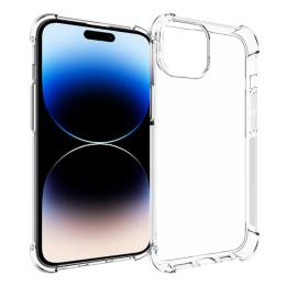  iPhone 15 Plus Skal Shockproof TPU Transparent - Teknikhallen.se