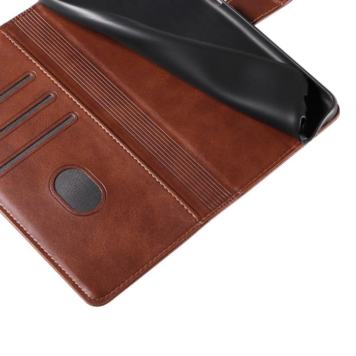 Bild 4,  Galaxy S23 Ultra Fodral Solid Läder Brun - Teknikhallen.se