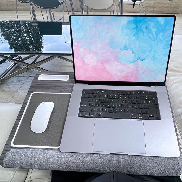 Bild 5, DESIRE2 DESIRE2 Laptopställ för Knät Vänsterhänt Version Grå - Teknikhallen.se