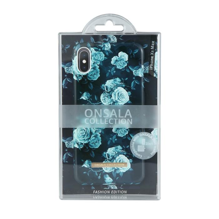Bild 2, Onsala ONSALA iPhone XS Max Mobilskal Shine Dark Flower - Teknikhallen.se