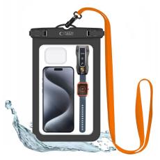 Tech-Protect Tech-Protect Universal Vattent&auml;t P&aring;se 8.9" Svart/Orange - Teknikhallen.se