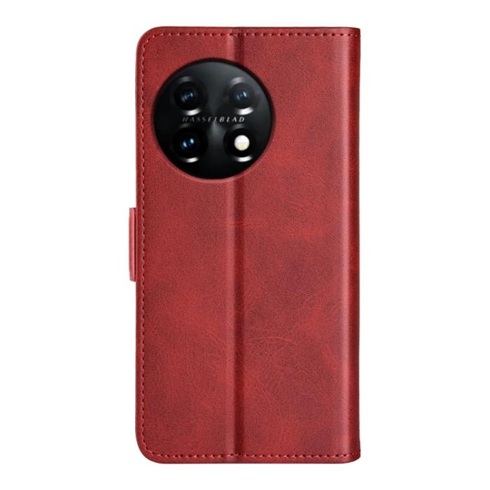 Bild 3,  OnePlus 11 5G Fodral Magnetisk Stängning Röd - Teknikhallen.se