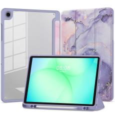 Tech-Protect Tech-Protect Galaxy Tab A11/A9 Fodral SC Hybrid Violet Marble - Teknikhallen.se