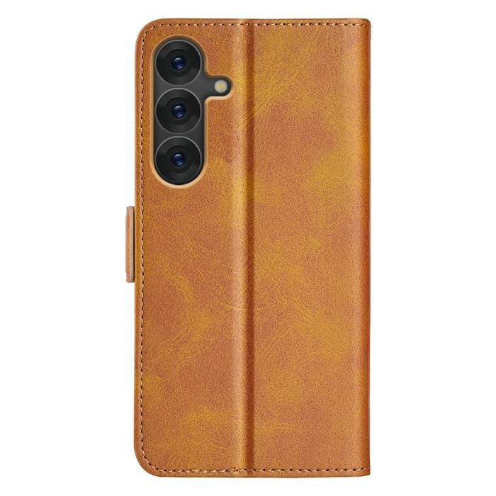 Bild 6,  Samsung Galaxy S25 Plus Fodral Läder Brun - Teknikhallen.se