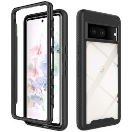  Google Pixel 7 Skal 360 Shockproof Hybrid Svart - Teknikhallen.se