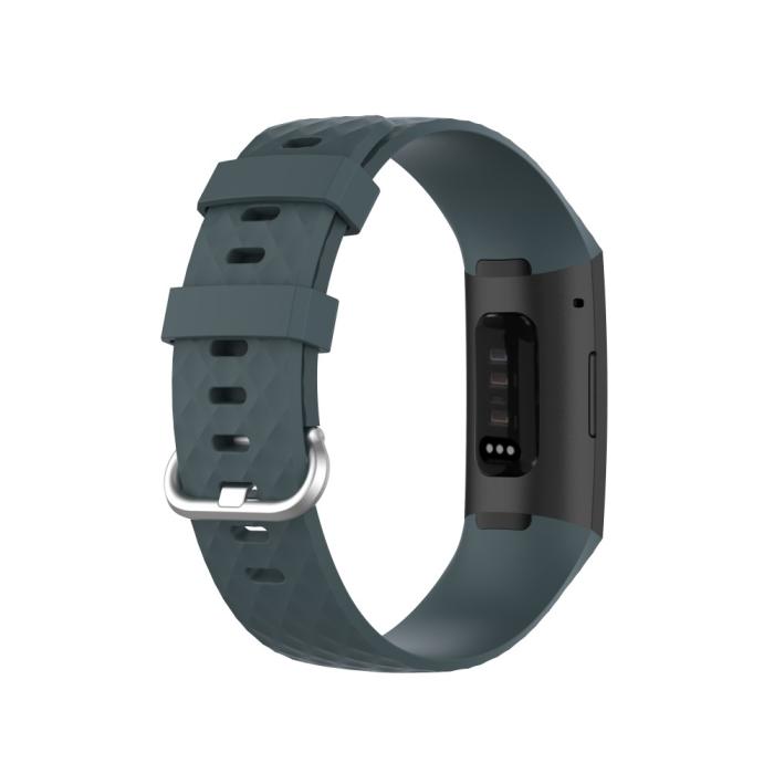 Bild 3,  Armband Fitbit Charge 3 / 4 Mörk Grön - Teknikhallen.se