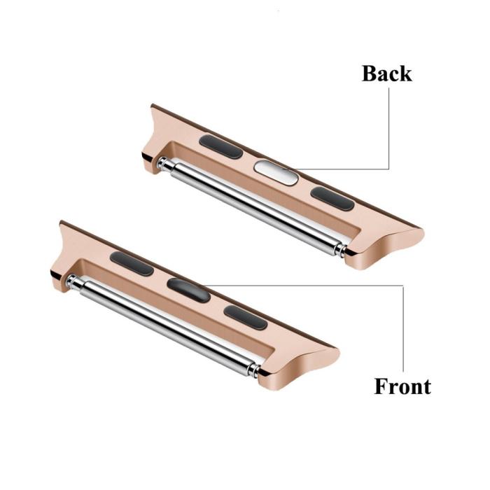 Bild 3,  Spring Bar Fästen till Apple Watch 42/44/45/46/49 mm Roséguld - Teknikhallen.se