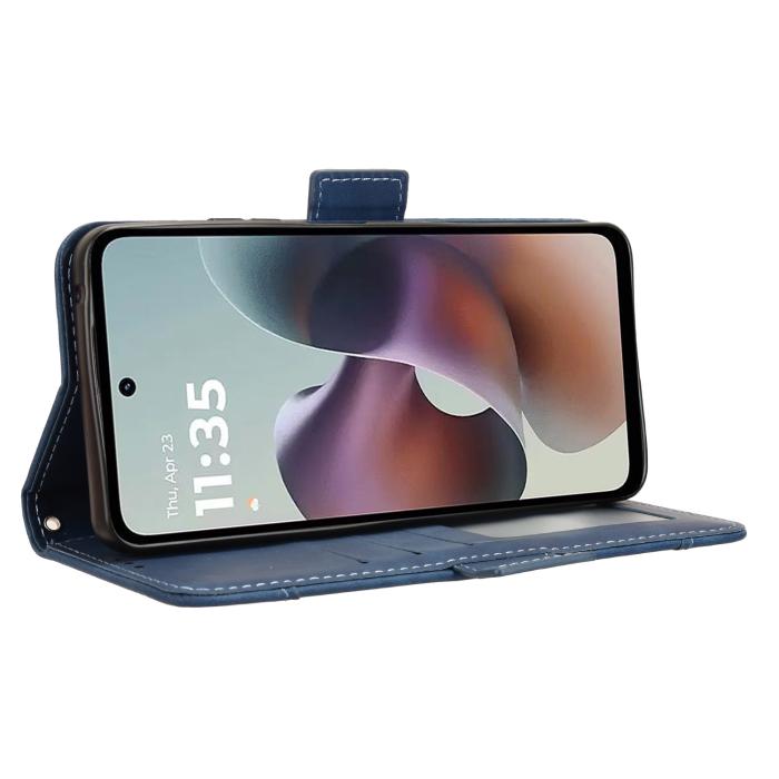 Bild 6,  Motorola Moto G56 5G Fodral Med Avtagbart Kortfack Blå - Teknikhallen.se