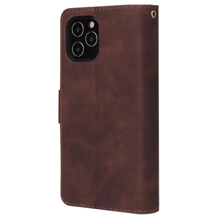 Bild 6,  iPhone 15 Fodral 6-Kort Multifunktionell Brun - Teknikhallen.se