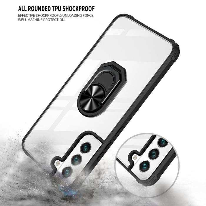 Bild 5,  Samsung Galaxy S23 Plus Skal Ring Hybrid Blå - Teknikhallen.se