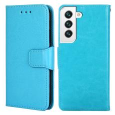  Samsung Galaxy S23 Plus Fodral L&auml;der Ljus Bl&aring; - Teknikhallen.se