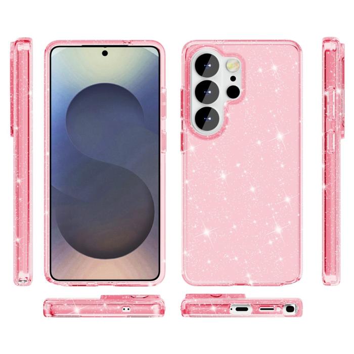 Bild 5,  Samsung Galaxy S26 Ultra Skal Glitter TPU Rosa - Teknikhallen.se
