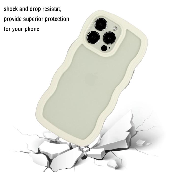 Bild 3,  iPhone 14 Pro Skal Wavy Hybrid Vit - Teknikhallen.se