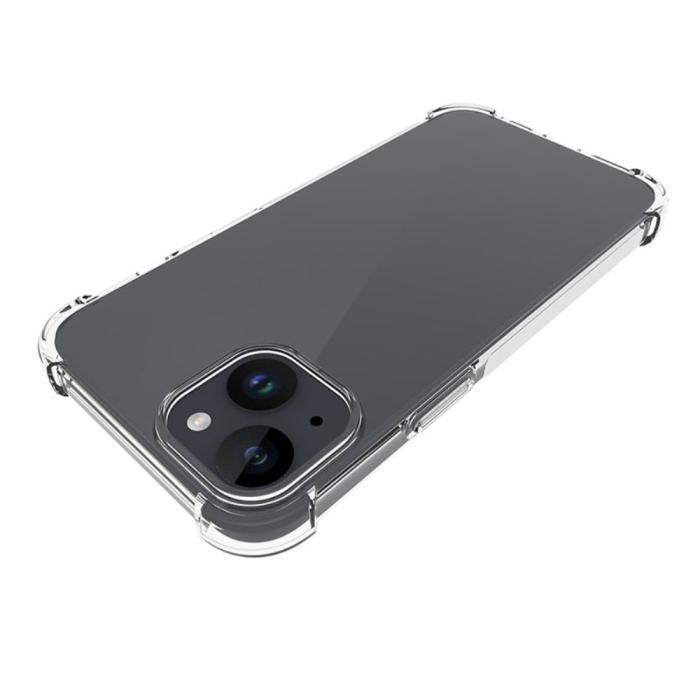 Bild 3,  iPhone 15 Plus Skal Shockproof TPU Transparent - Teknikhallen.se
