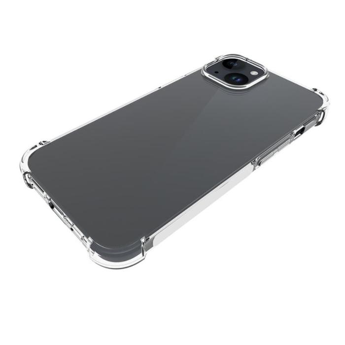 Bild 4,  iPhone 15 Plus Skal Shockproof TPU Transparent - Teknikhallen.se