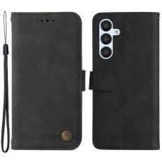  Samsung Galaxy A54 5G Fodral Skin Touch L&auml;der Svart - Teknikhallen.se