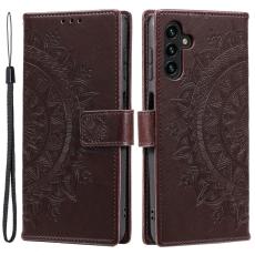  Samsung Galaxy S24 Fodral Mandala L&auml;der Brun - Teknikhallen.se