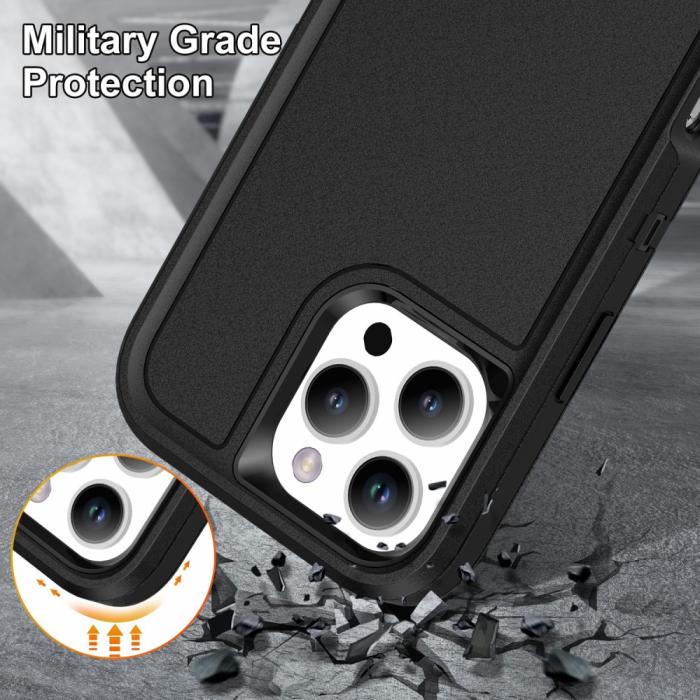 Bild 6,  iPhone 16 Pro Skal Xtreme Shockproof Hybrid Svart - Teknikhallen.se