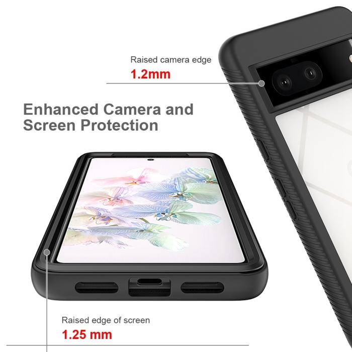 Bild 3,  Google Pixel 7 Skal 360 Shockproof Hybrid Svart - Teknikhallen.se