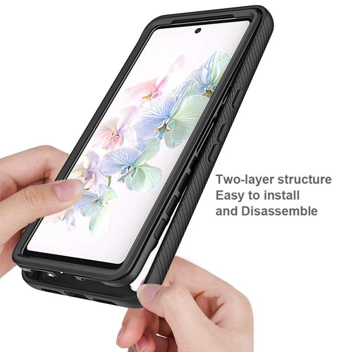 Bild 5,  Google Pixel 7 Skal 360 Shockproof Hybrid Svart - Teknikhallen.se