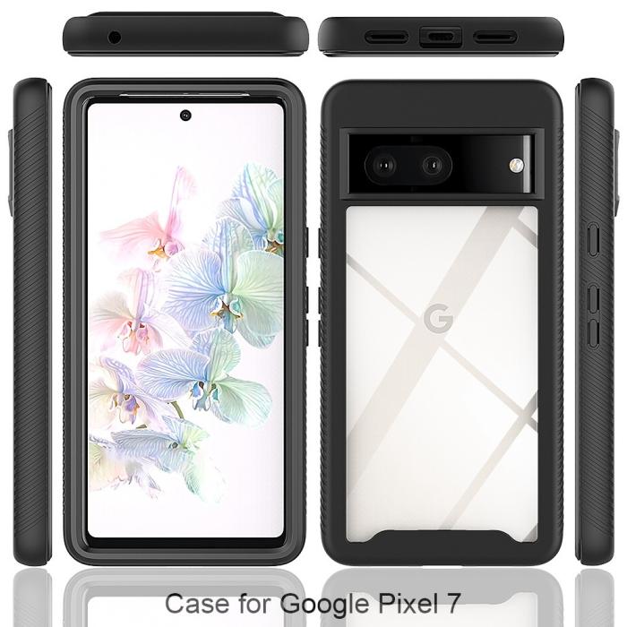 Bild 6,  Google Pixel 7 Skal 360 Shockproof Hybrid Svart - Teknikhallen.se