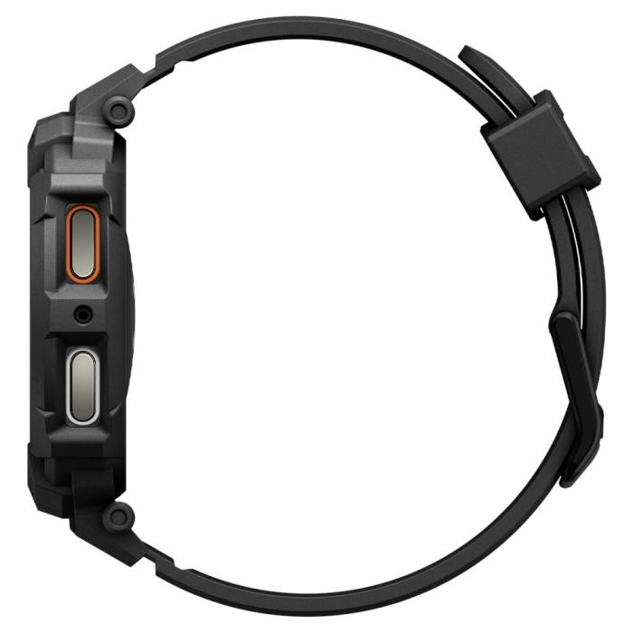 Bild 4, Spigen Spigen Galaxy Watch 8 40 mm Skal/Armband Rugged Armor 'Pro' Matt Svart - Teknikhallen.se