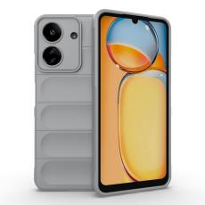  Xiaomi Redmi 13C 4G Skal Magic Shield Ljus Gr&aring; - Teknikhallen.se