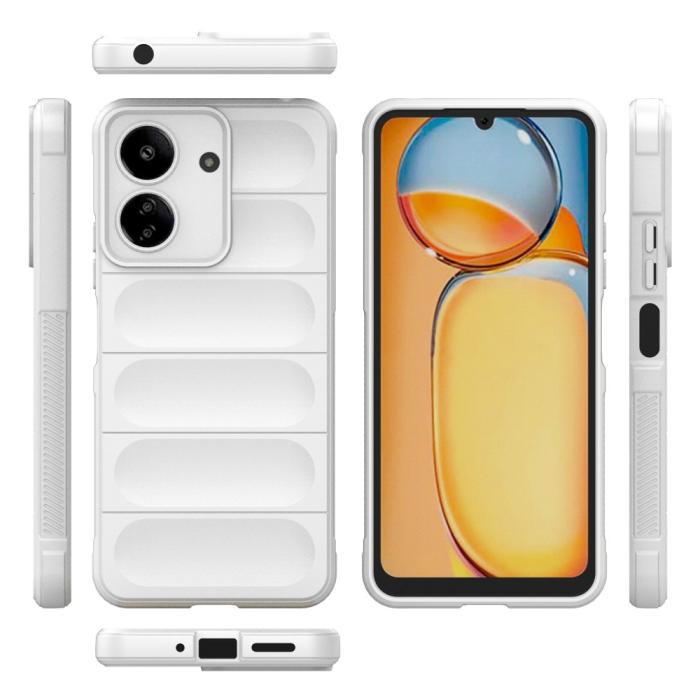 Bild 6,  Xiaomi Redmi 13C 4G Skal Magic Shield Vit - Teknikhallen.se