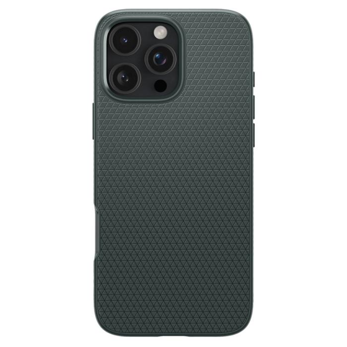 Bild 2, Spigen Spigen iPhone 16 Pro Max Skal Liquid Air Abyss Green - Teknikhallen.se