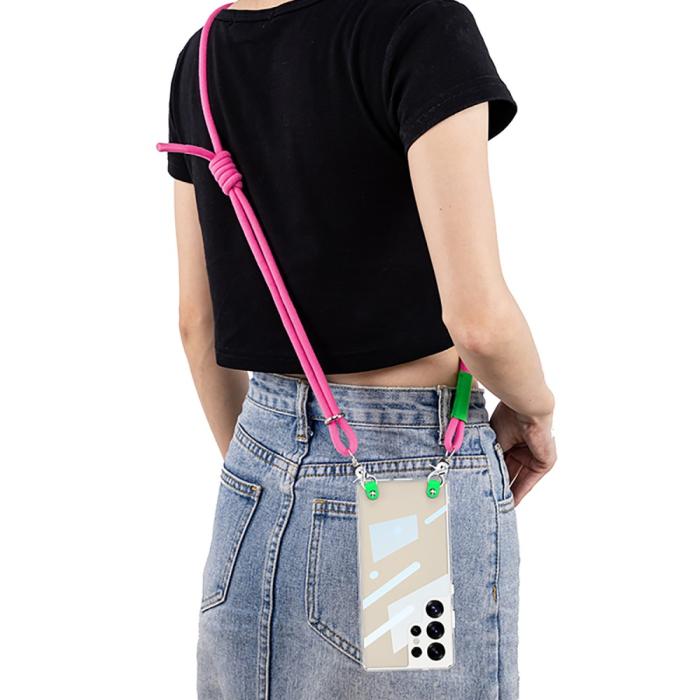 Bild 3, GKK GKK Samsung Galaxy S25 Ultra Skal Med Mobilsnöre Rosa - Teknikhallen.se