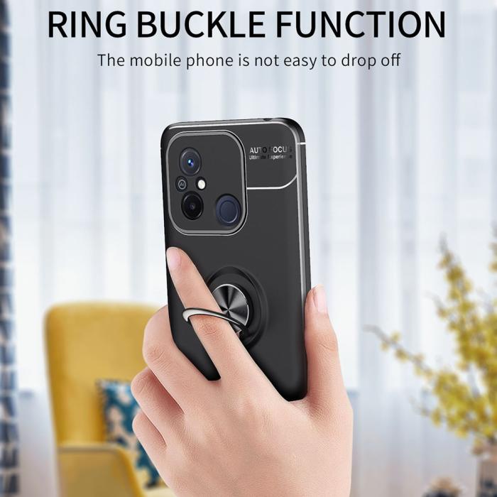 Bild 3,  Xiaomi Redmi 12C 4G Skal Ring Röd - Teknikhallen.se