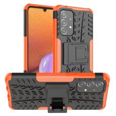  Samsung Galaxy A33 5G Skal St&ouml;tt&aring;ligt med St&ouml;d Orange - Teknikhallen.se