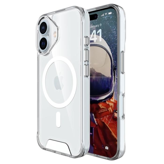 Bild 3,  iPhone 16 Plus Skal MagSafe Transparent - Teknikhallen.se