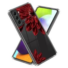  Samsung Galaxy S24 Plus Skal Med Tryck R&ouml;d Blomma - Teknikhallen.se