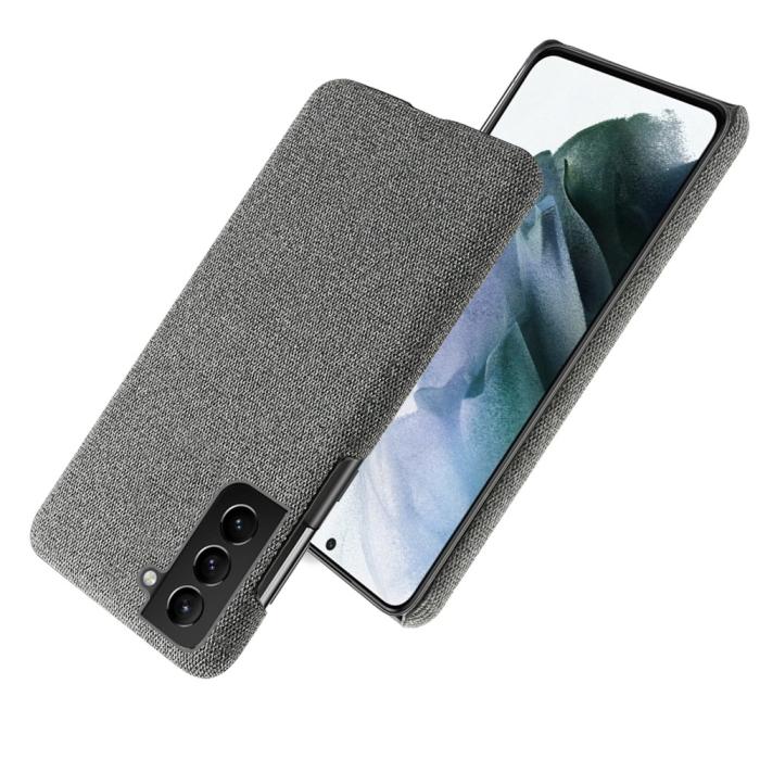 Bild 5, KSQ KSQ Samsung Galaxy S22 Plus Skal Tygbelagt Grå - Teknikhallen.se