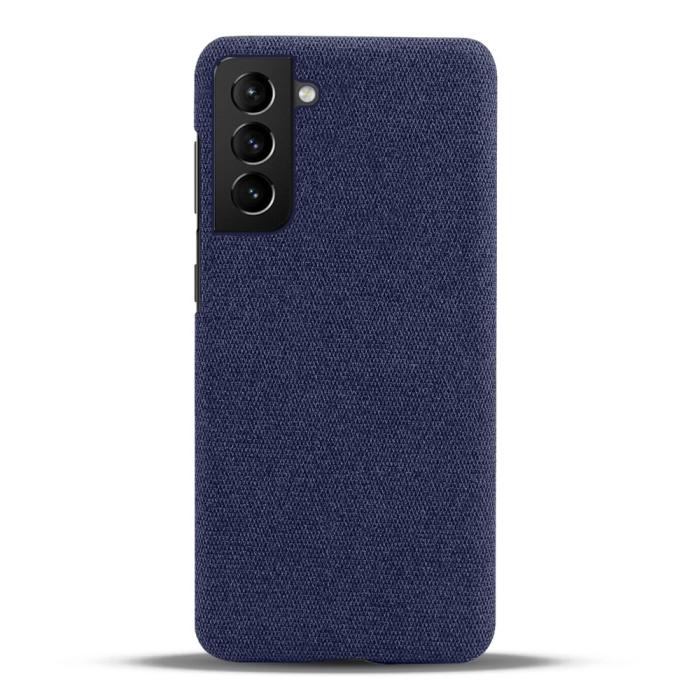 Bild 4, KSQ KSQ Samsung Galaxy S22 Plus Skal Tygbelagt Blå - Teknikhallen.se