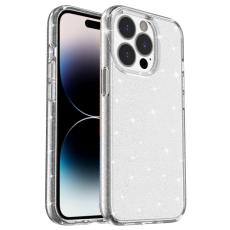  iPhone 14 Pro Max Skal Shockproof Glitter TPU Transparent - Teknikhallen.se