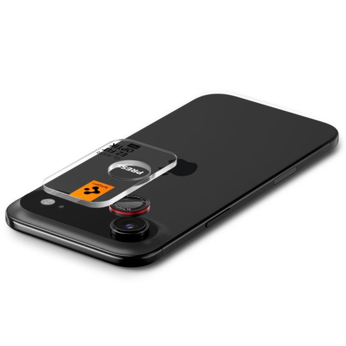Bild 5, Spigen Spigen iPhone Air 2-PACK Linsskydd GLAS.tR 