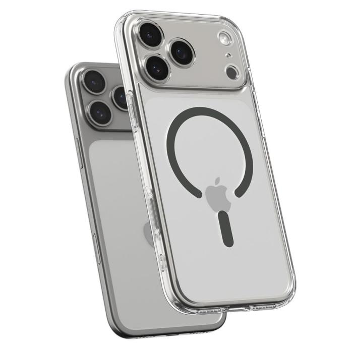 Bild 5, Spigen Spigen iPhone 17 Pro Skal MagSafe Ultra Hybrid Transparent - Teknikhallen.se