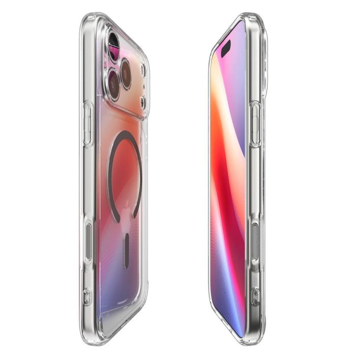 Bild 6, Spigen Spigen iPhone 17 Pro Skal MagSafe Ultra Hybrid Transparent - Teknikhallen.se