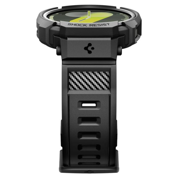 Bild 6, Spigen Spigen Galaxy Watch 8 40 mm Skal/Armband Rugged Armor 'Pro' Matt Svart - Teknikhallen.se