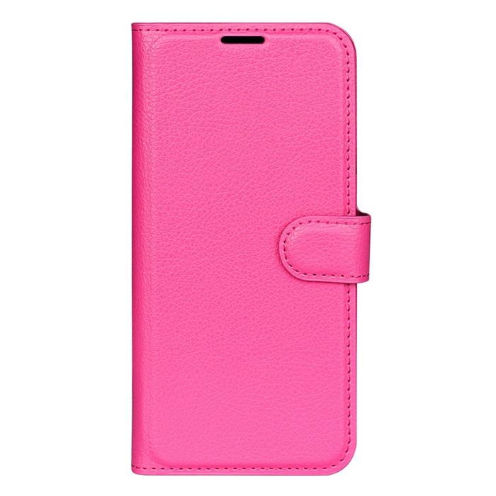 Bild 2,  Samsung Galaxy A03 Fodral Litchi Läder Rosa - Teknikhallen.se