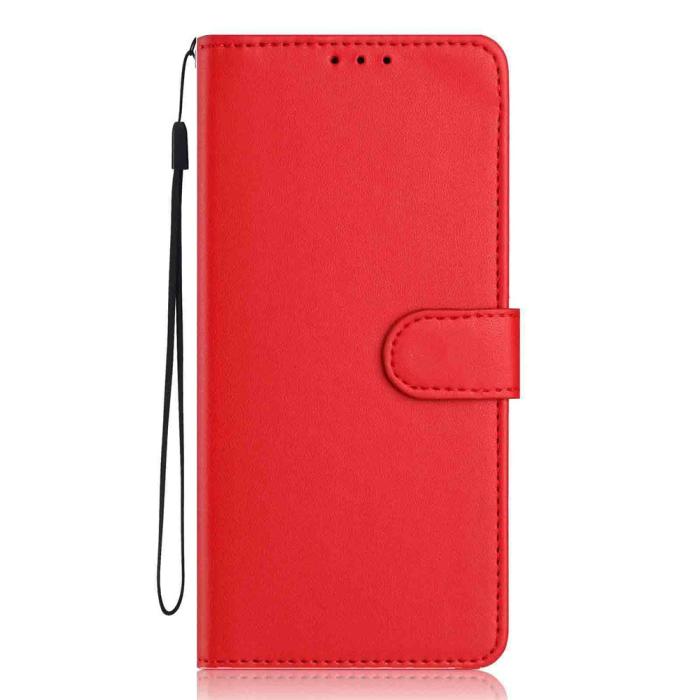 Bild 5,  Xiaomi 17T Fodral Solid Läder Röd - Teknikhallen.se