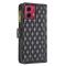  Motorola Moto G84 5G Fodral Multifunktionell Diamond Svart - Teknikhallen.se