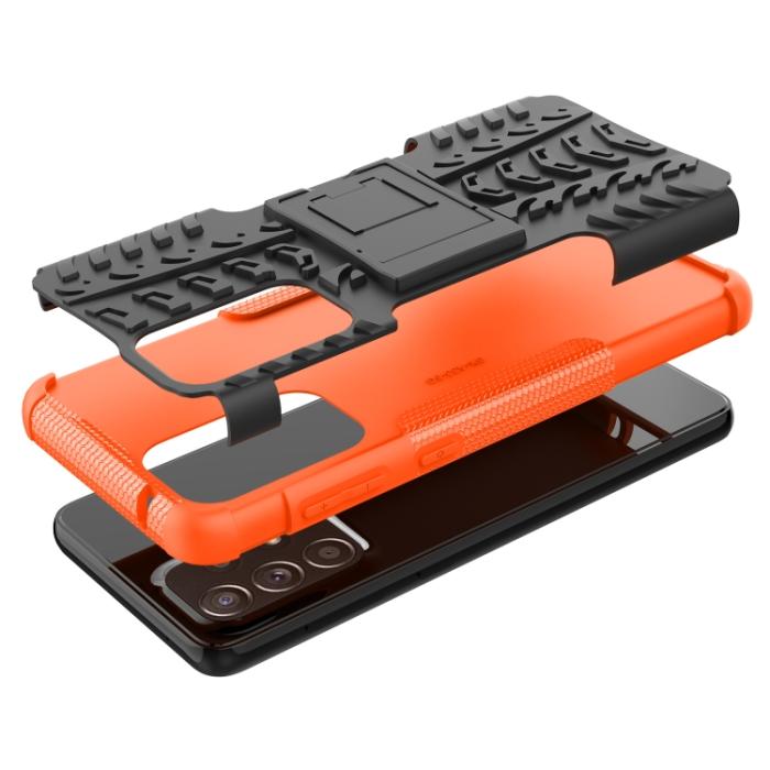 Bild 5,  Samsung Galaxy A33 5G Skal Stöttåligt med Stöd Orange - Teknikhallen.se