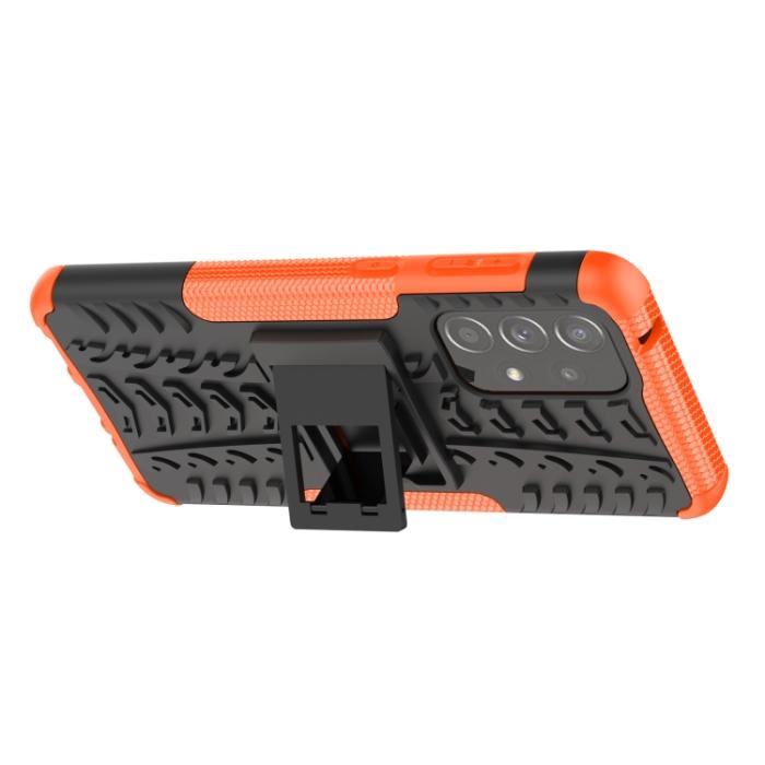 Bild 6,  Samsung Galaxy A33 5G Skal Stöttåligt med Stöd Orange - Teknikhallen.se