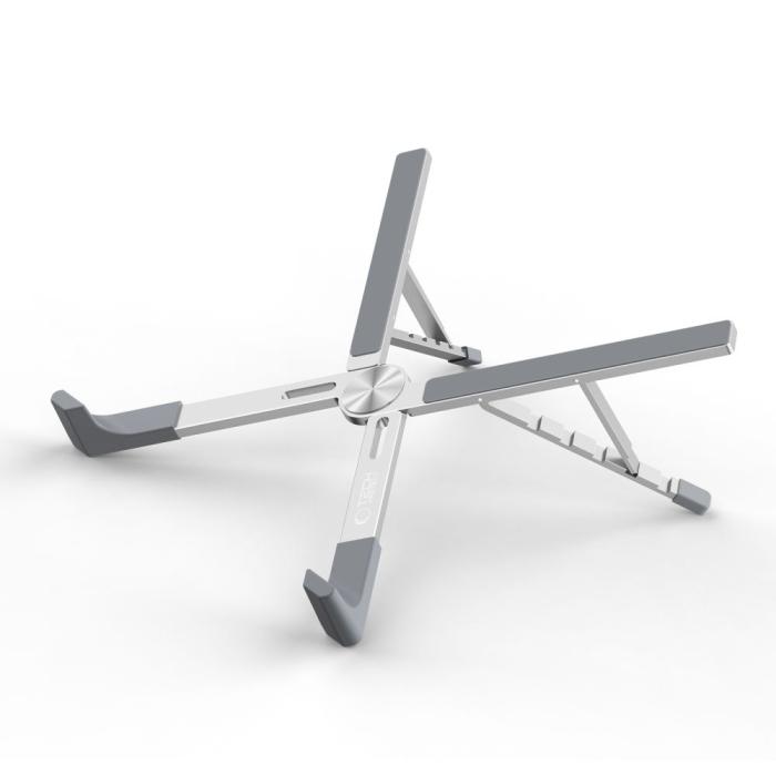 Bild 3, Tech-Protect Tech-Protect Universal Justerbart Laptop Stativ Silver - Teknikhallen.se