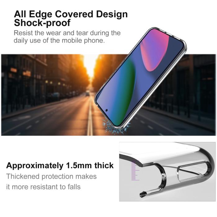 Bild 6, IMAK IMAK Google Pixel 11 Pro XL Skal TPU Transparent - Teknikhallen.se